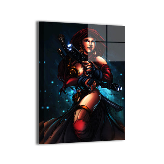 Gunmetal Bombshell Wall Art