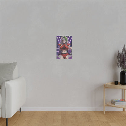 Sexy Roxanne Wolf Wall Art on premium canvas, acrylic, and metal – front view featuring Roxanne Wolf from Five Nights at Freddy’s