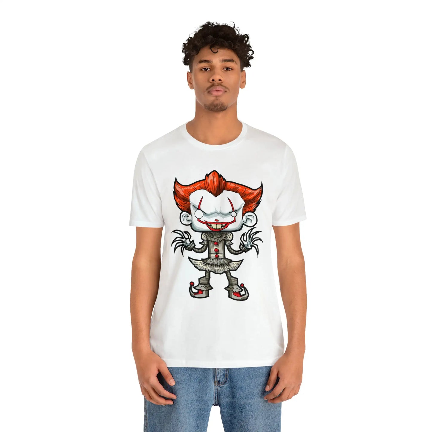 Pennywise IT T-Shirt Cartoon Parody Tee Unisex For Men and Women