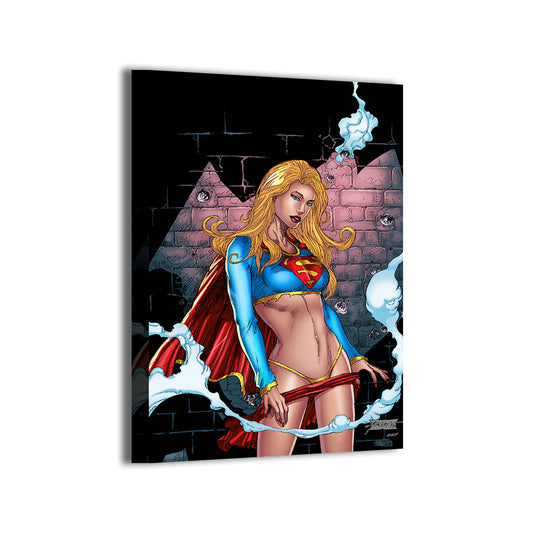 Crimson Tease Wall Print