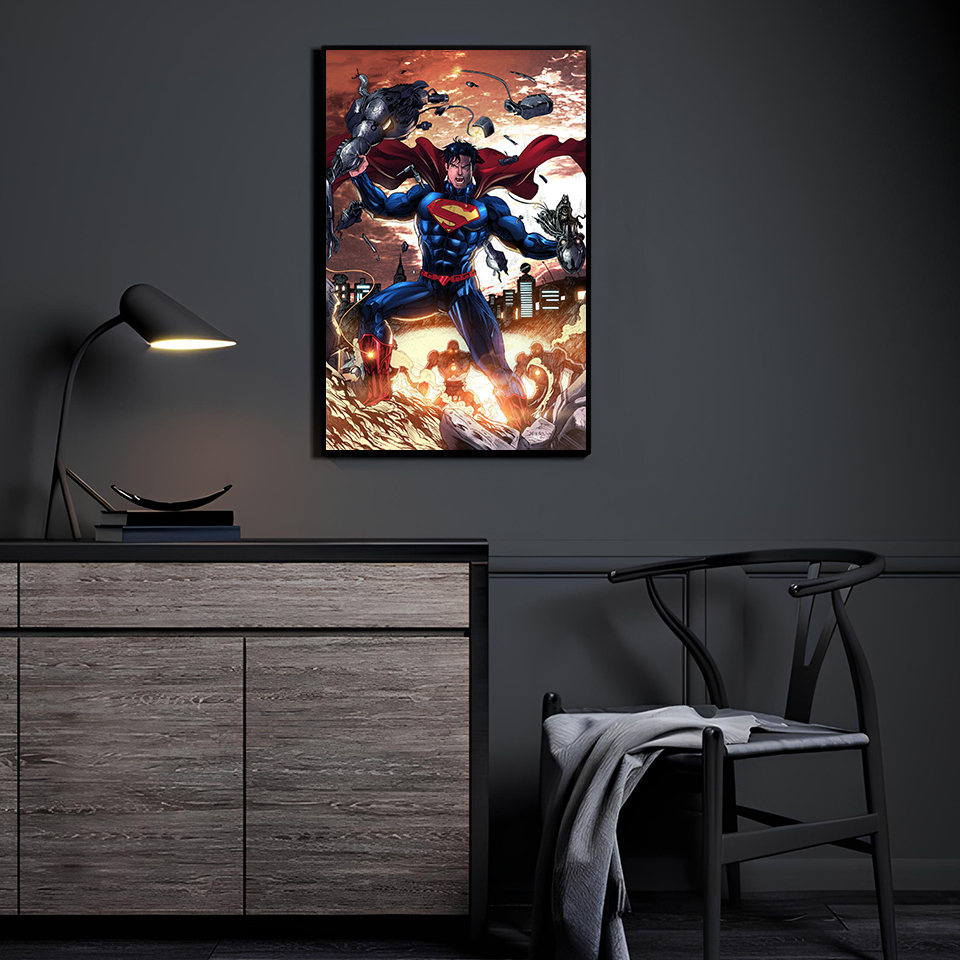 Steel Justice Unleashed Wall Art