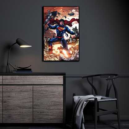 Steel Justice Unleashed Wall Art