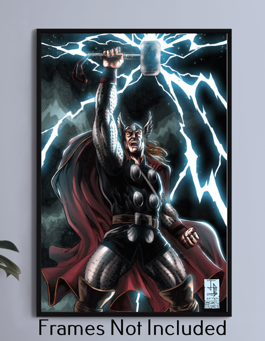 Lighting God Wall Art