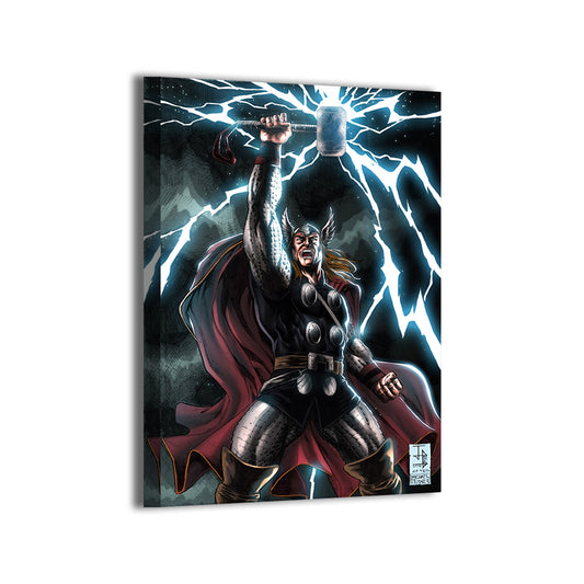 Thunder God's Wrath Wall Art