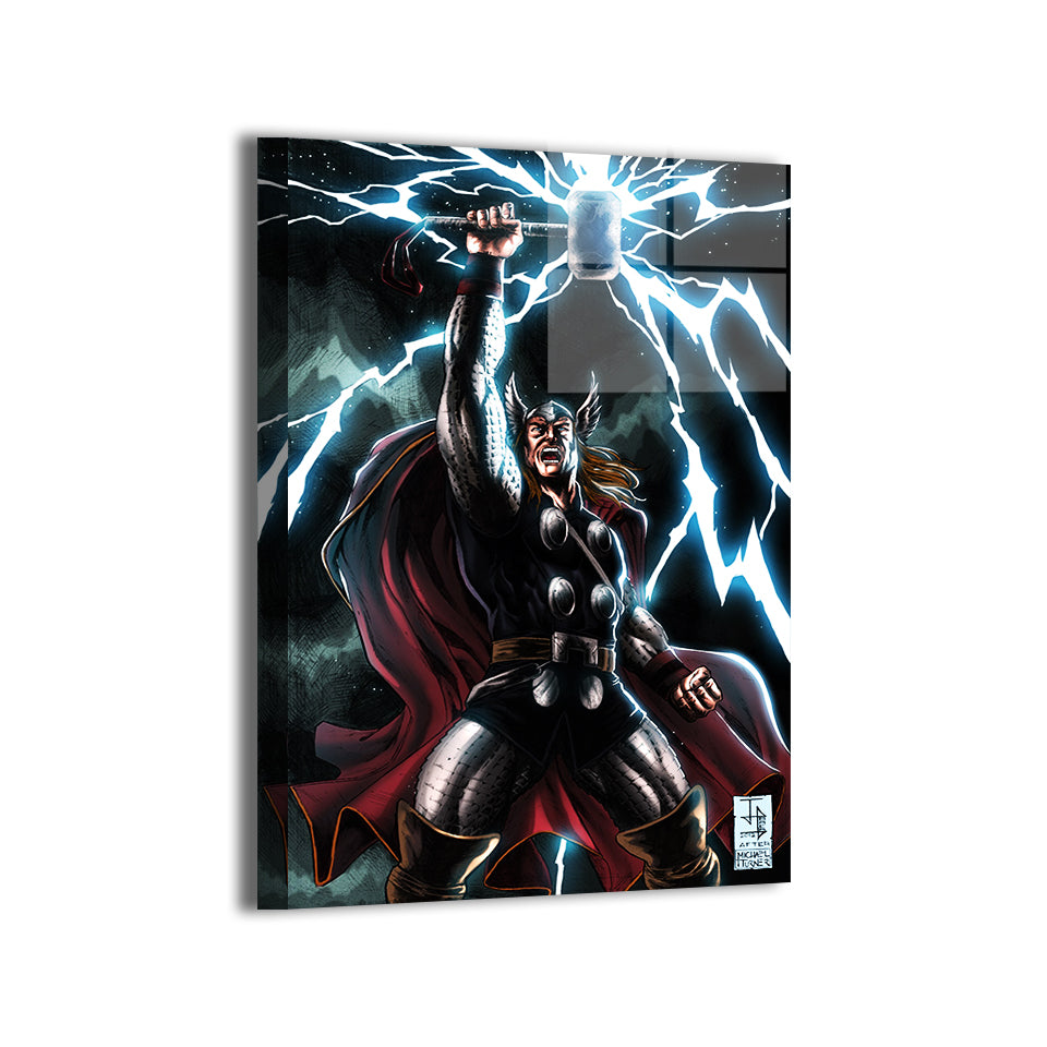 Thunder God's Wrath Wall Art