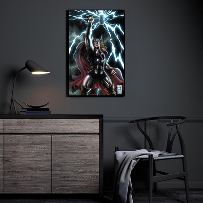 Thunder God's Wrath Wall Art