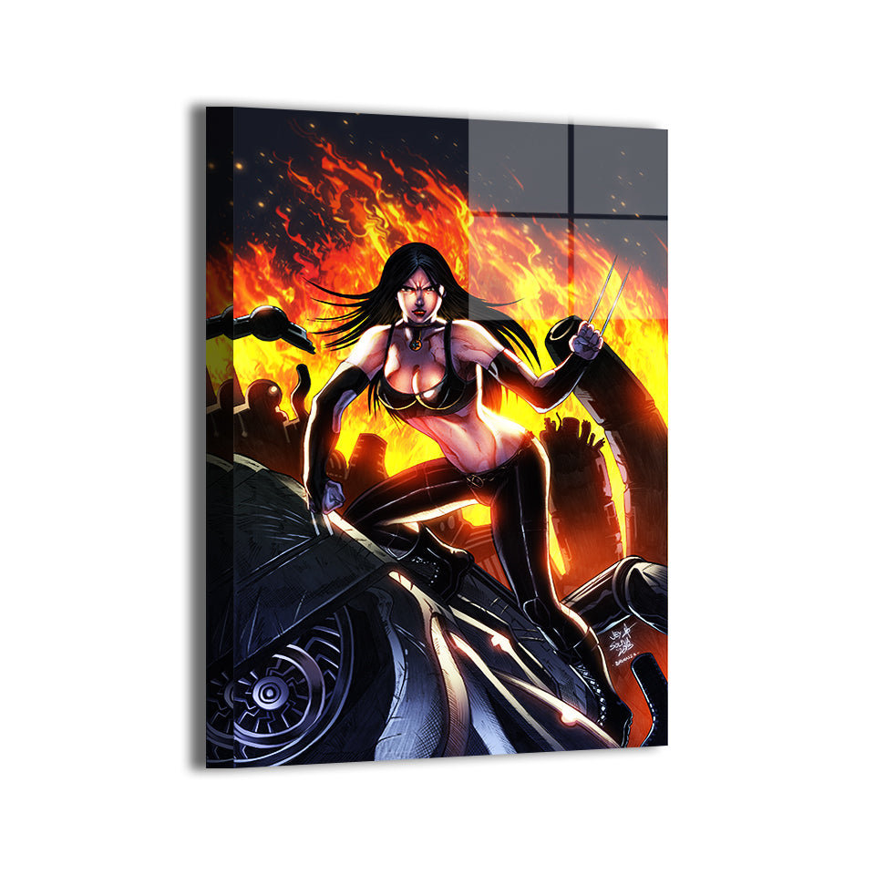 Rising Claw Fury Wall Art