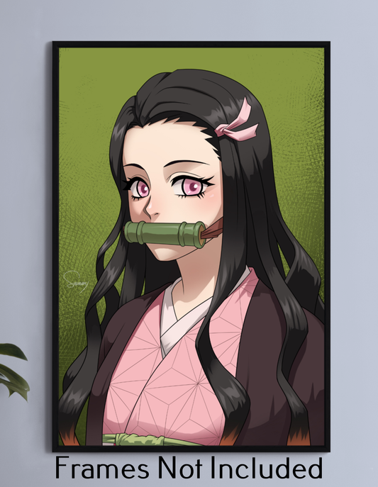 Nezuko Wall Art
