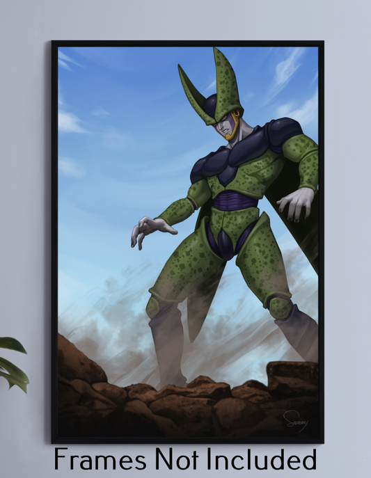 Dragon ball Z Instant Transmission Wall Art