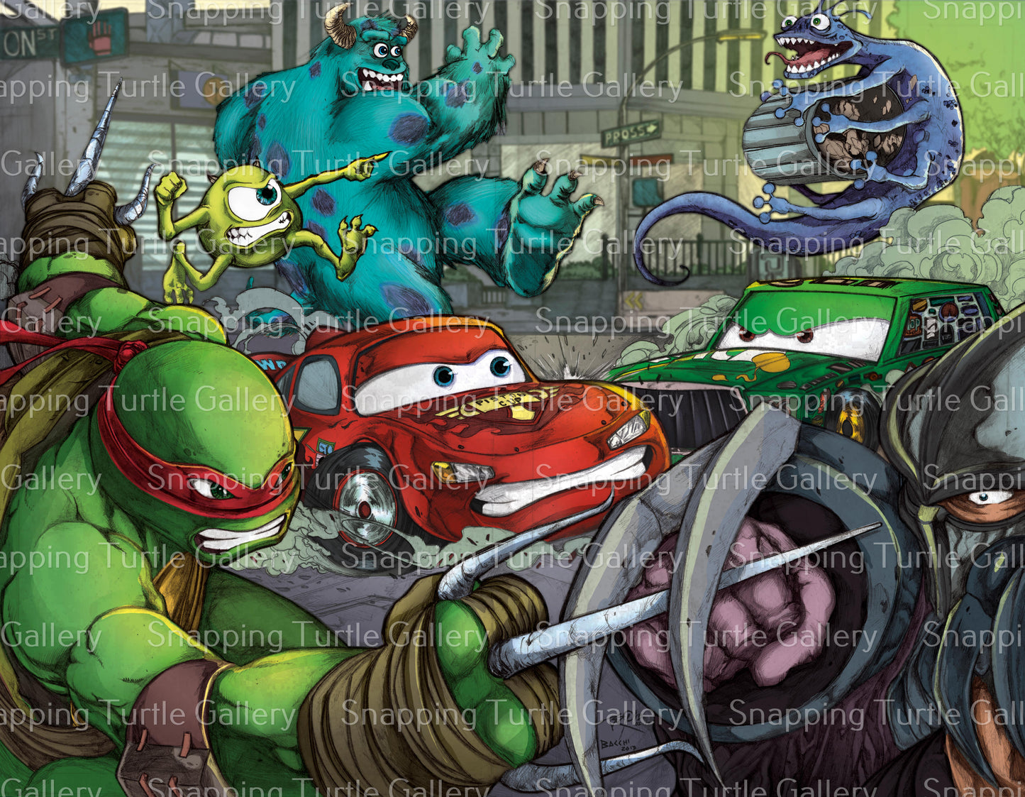 Heros and villains ToonFile Balondo Bacchi_Balondo BACCHI Snapping Turtle Gallery