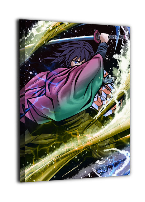 Silent Current Giyu Tomioka Wall Art