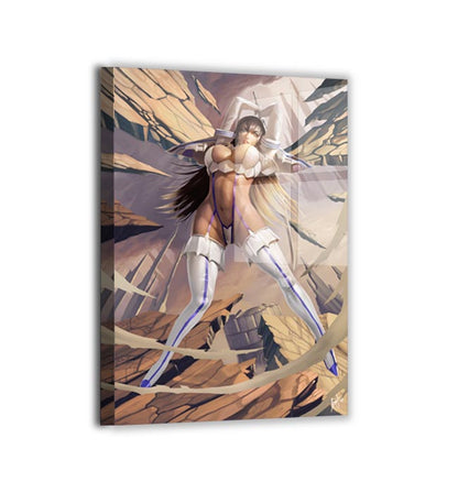 Large 24x36 metal of Satsuki sword pose – Kill la Kill anime scene