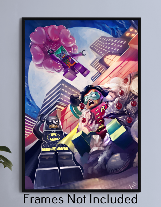 Lego Batman Wall Art
