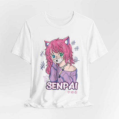 Senpai Cat Girl Shirt