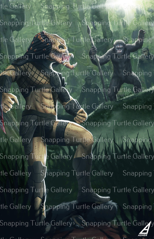 PREDATOR VS PLANET OF THE APES Snapping Turtle Gallery