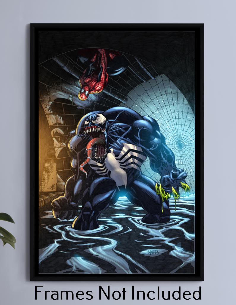 Spider-Man Vs Venom Wall Art