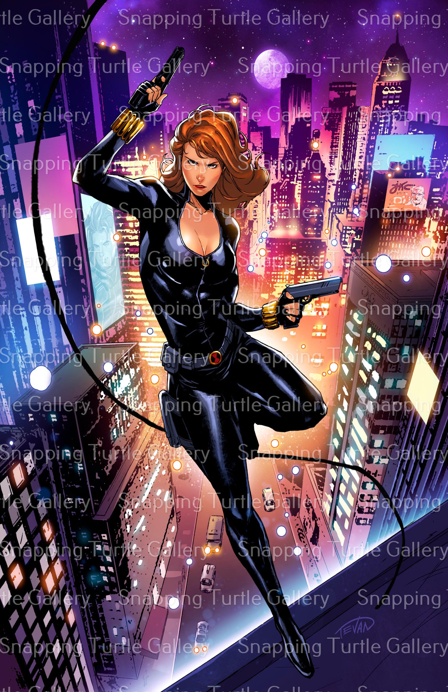 Black Widow Rooftop Wall Art