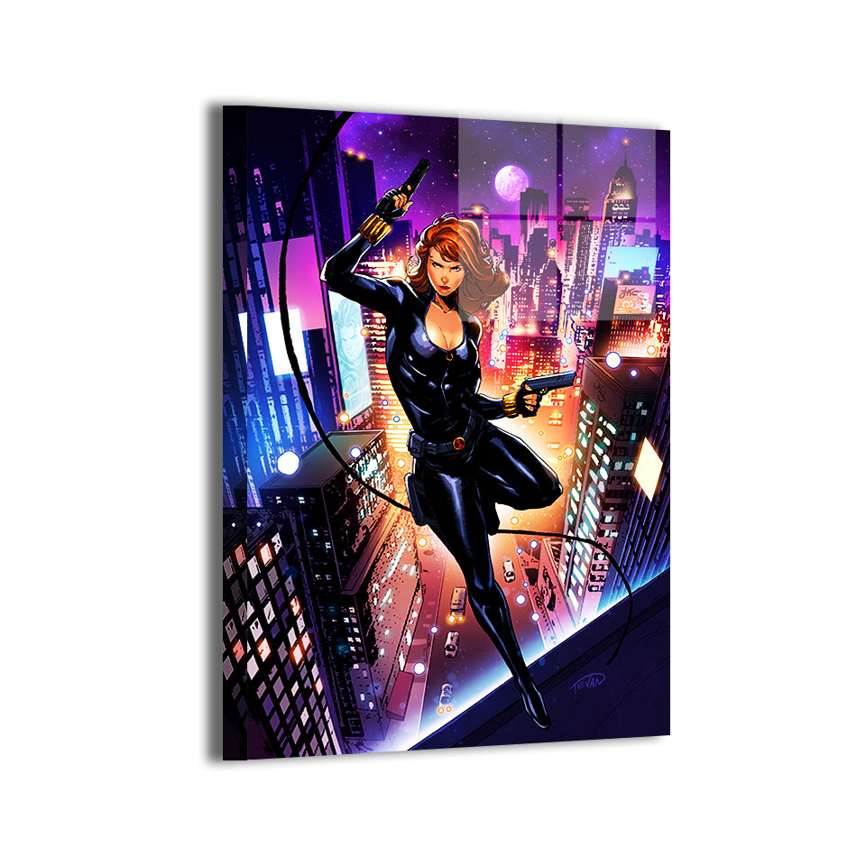 Black Widow Rooftop Wall Art
