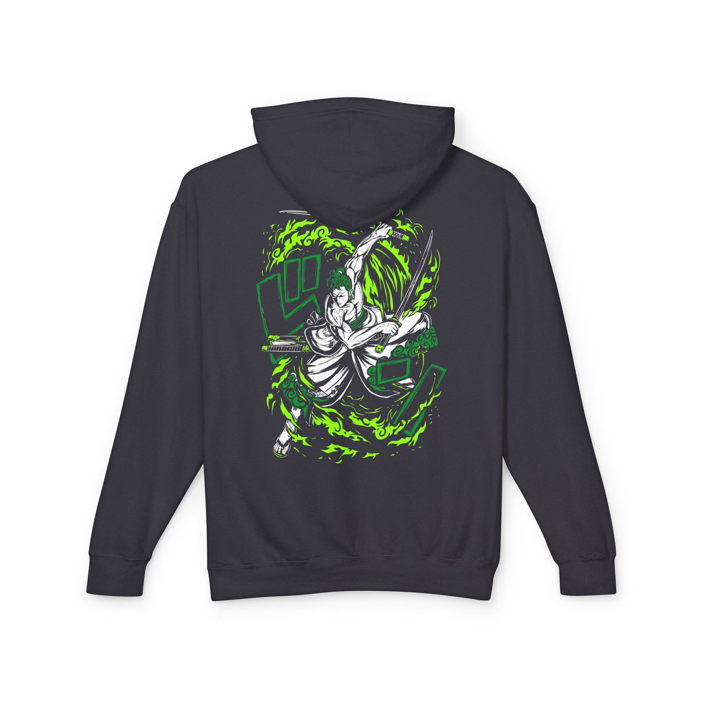 Sword Arts Dragon Hoodie — Dynamic Green Zorro Backprint