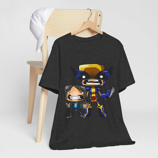 Wolverine And X-23 Cartoon X-Men X32 T-Shirt