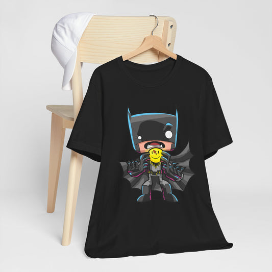 Batman Chubbies Smiley Pin T-Shirt