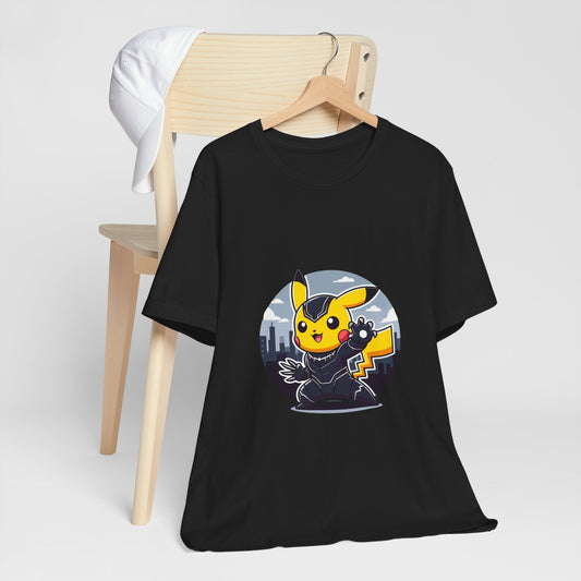 Anime Mockup T-Shirt Black Pika Panther