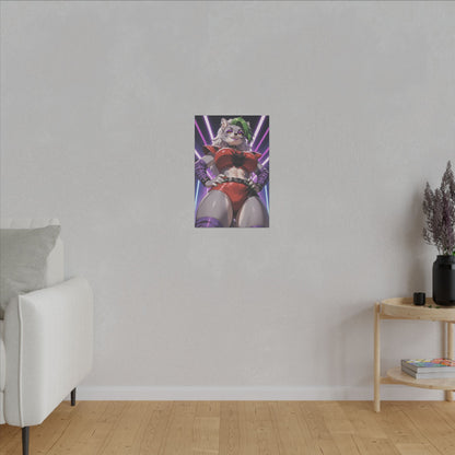 Sexy Roxanne Wolf Wall Art on premium canvas, acrylic, and metal – front view featuring Roxanne Wolf from Five Nights at Freddy’s