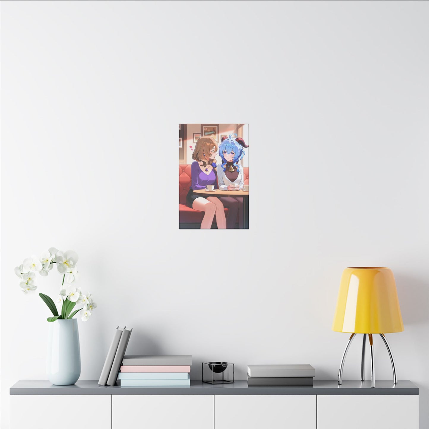 Lisa and Ganyu Wall Art