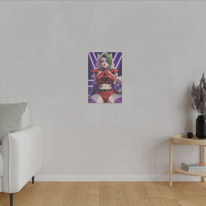 Sexy Roxanne Wolf Wall Art on premium canvas, acrylic, and metal – front view featuring Roxanne Wolf from Five Nights at Freddy’s