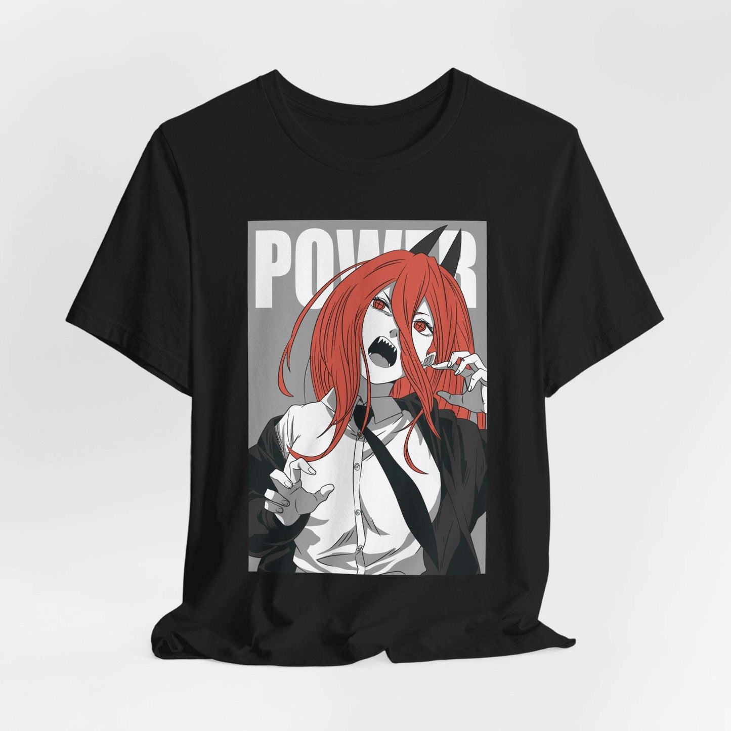 Power Monochrome Anime Shirt