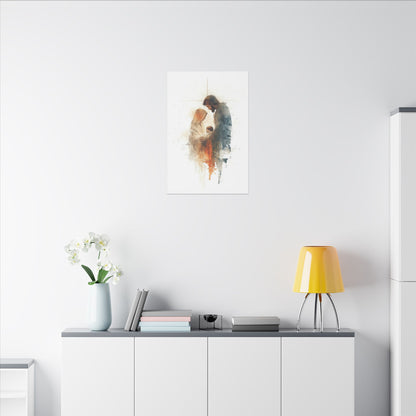 Holy Family Wall Art featuring Jesus Christ as a child with Mary and Joseph – available on canvas, acrylic, and metal