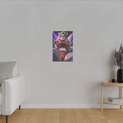 Sexy Roxanne Wolf Wall Art on premium canvas, acrylic, and metal – front view featuring Roxanne Wolf from Five Nights at Freddy’s