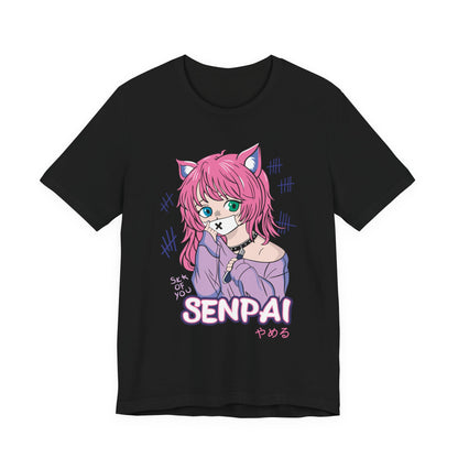 Senpai Cat Girl Shirt
