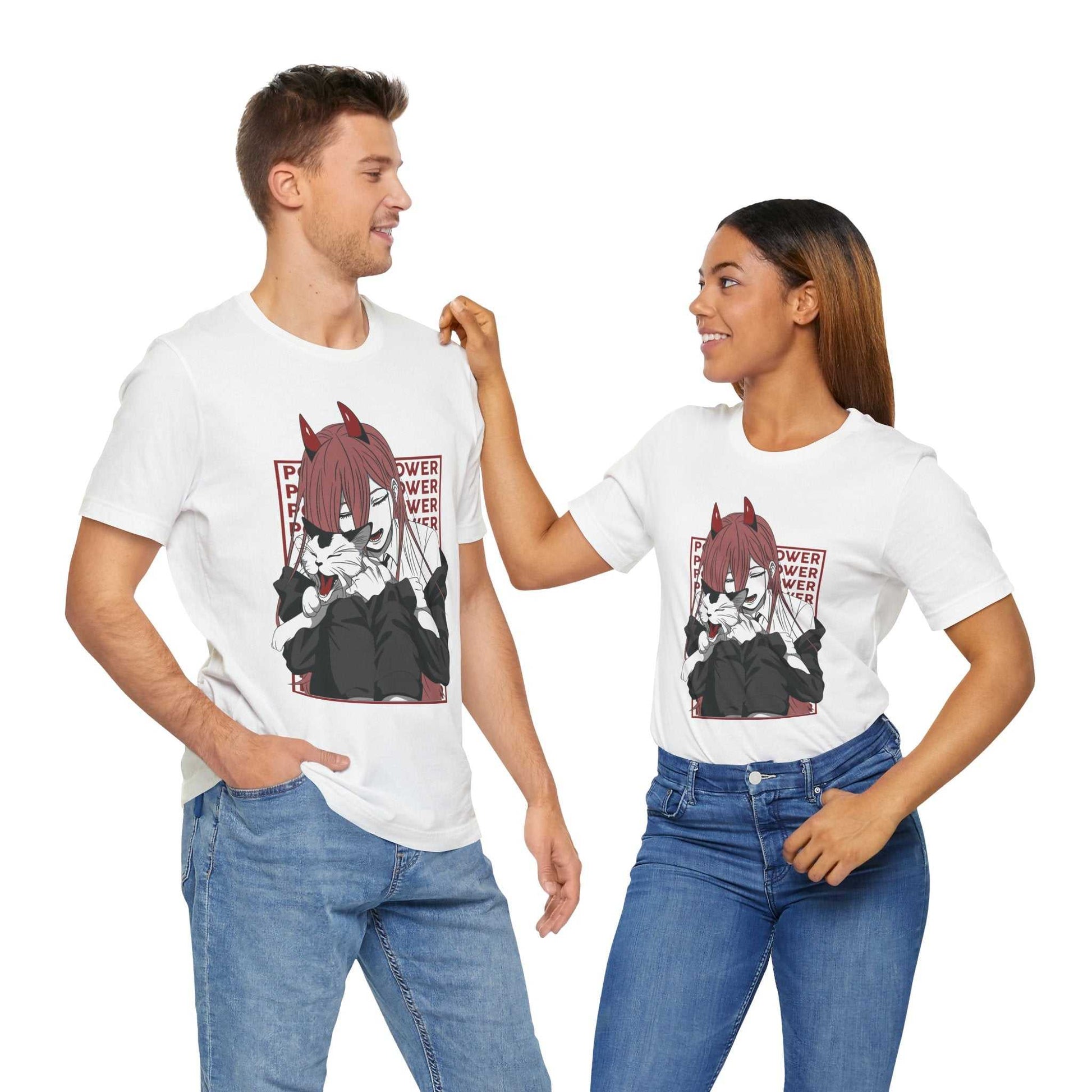 Power & Meowy Anime Shirt