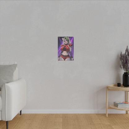 Sexy Roxanne Wolf Wall Art on premium canvas, acrylic, and metal – front view featuring Roxanne Wolf from Five Nights at Freddy’s