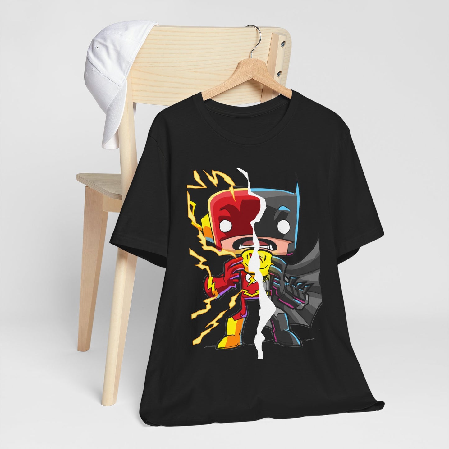 Batman Flash Pin Chibi T-shirt