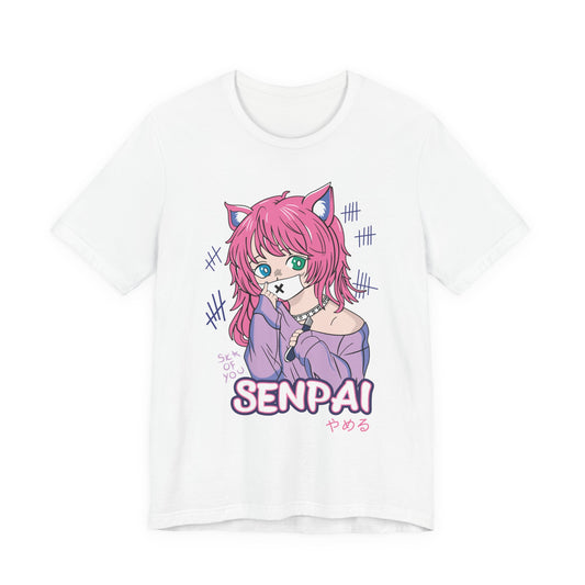 Senpai Cat Girl Shirt