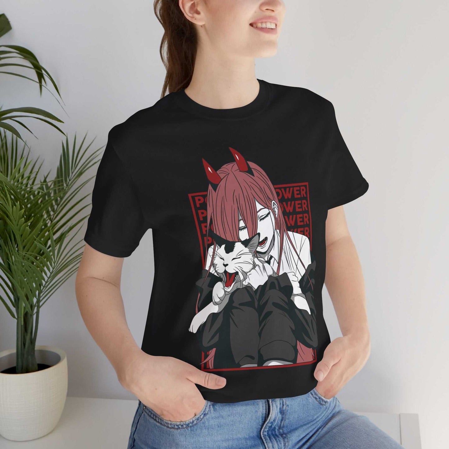 Power & Meowy Anime Shirt