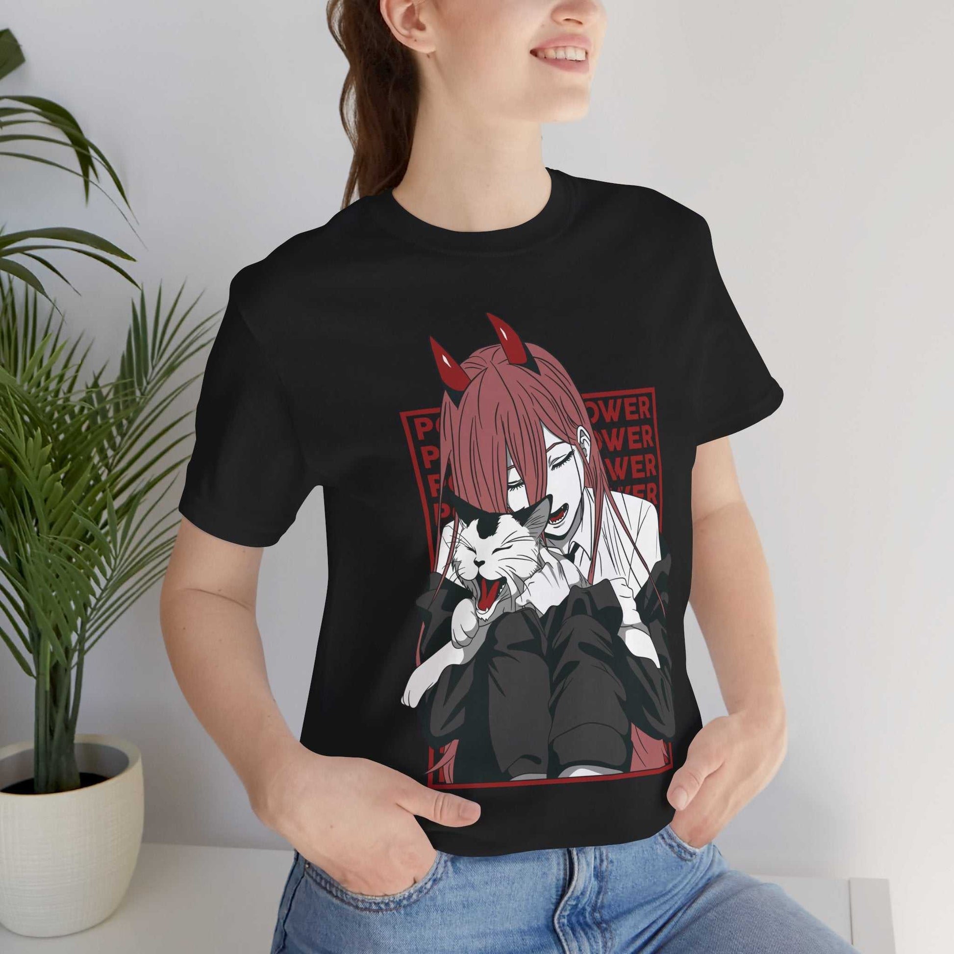 Power & Meowy Anime Shirt