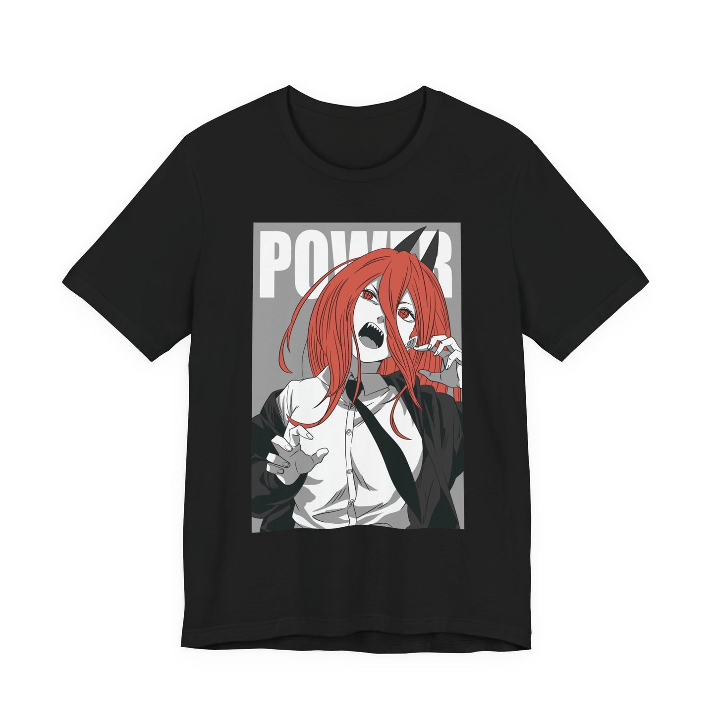 Power Monochrome Anime Shirt