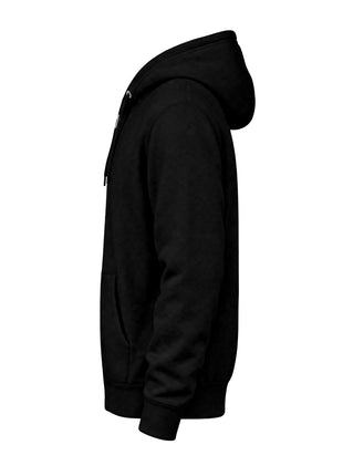 Kratos Axe and Flame Graphic Zip-Up Hoodie