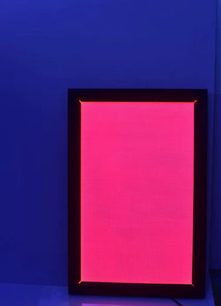 16x24 RGB LED acrylic display frame for illuminated wall art and backlit film