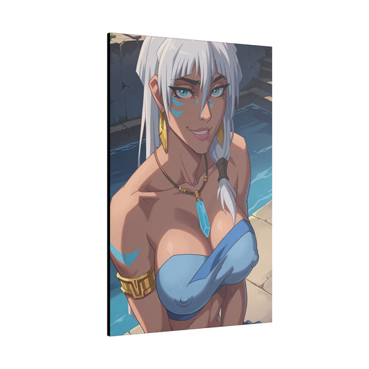 Kida Wall Art on premium canvas, acrylic, and metal – front view featuring Princess Kida from Atlantis: The Lost Empire