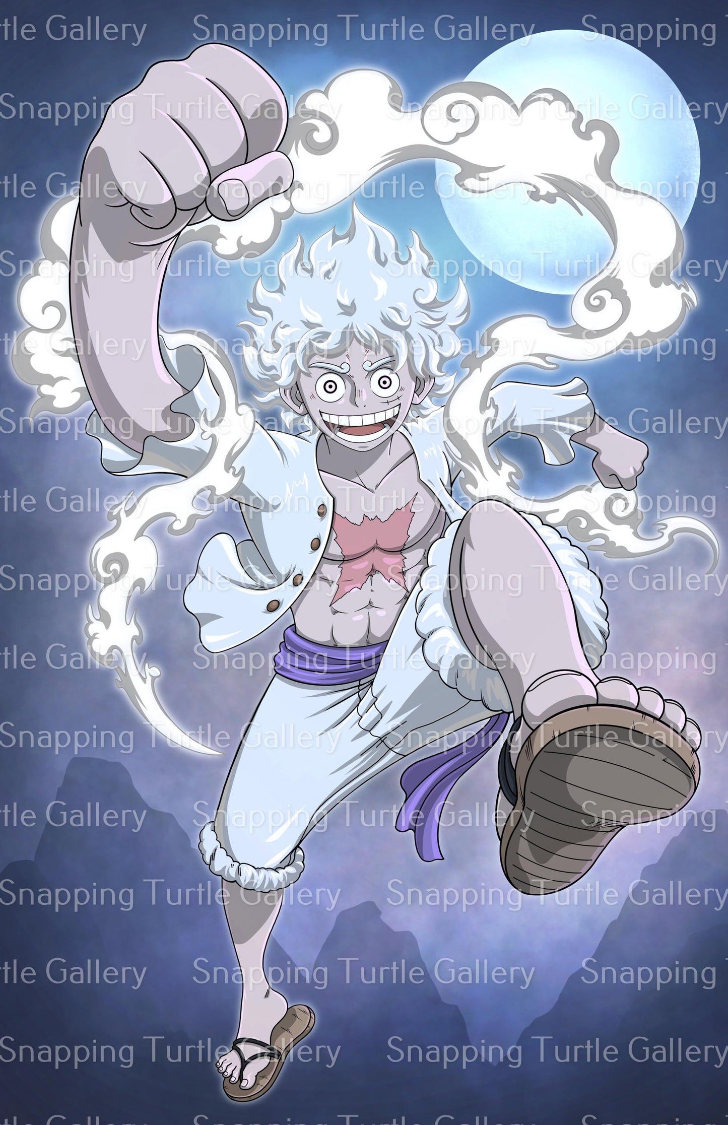 Gear 5 Luffy Wall Art