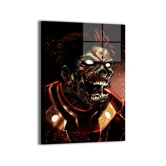 What If Zombie Ironman Wall Art
