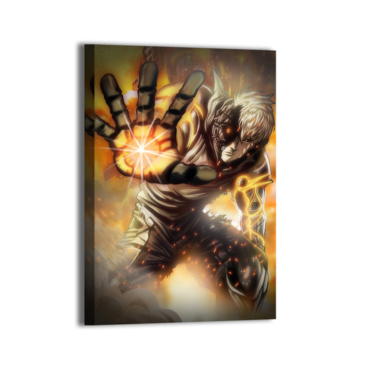 Battle damaged Genos Wall Art