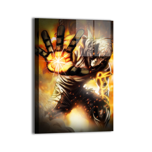Battle damaged Genos Wall Art