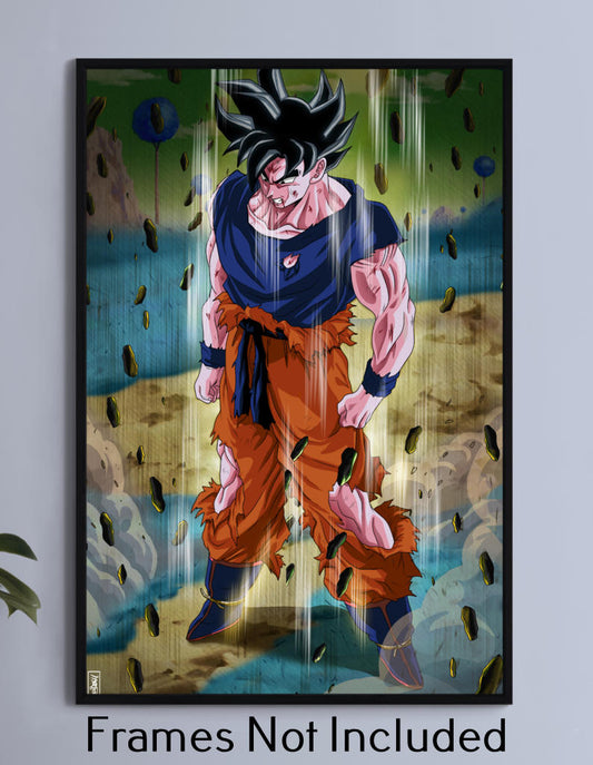 Goku Black hair Wall Art