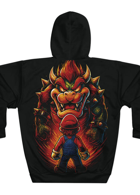 Mario vs Bowser Stand-Off Super Mario Hoodie