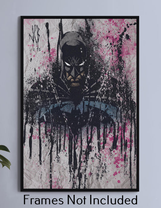 Batman Dark Splash Wall Art